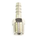 Interstate Pneumatics 1/4 Inch MPT x 1/4 Inch Male Swivel Barb Connector - Steel FMS144S